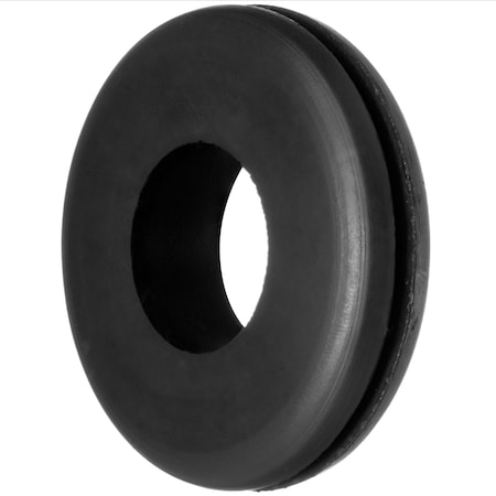 Usa Industrials SBR Grommet 3/4" Hole ID, 3/32" Edge Thickness, 1/2" ID, PK 25 BULK-GMT-SBR-31